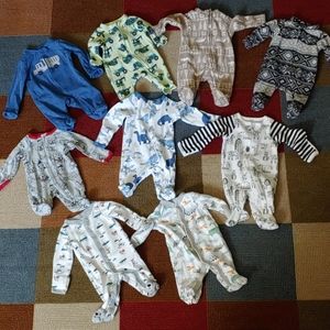 9 Newborn jammies